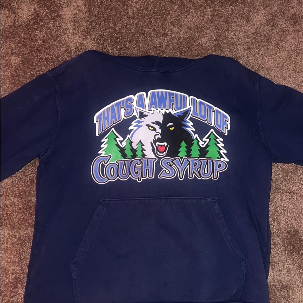 awful lot of cough syrup hoodie - Picture 3 of 3